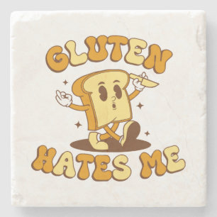 Posavasos De Piedra El gluten me odia