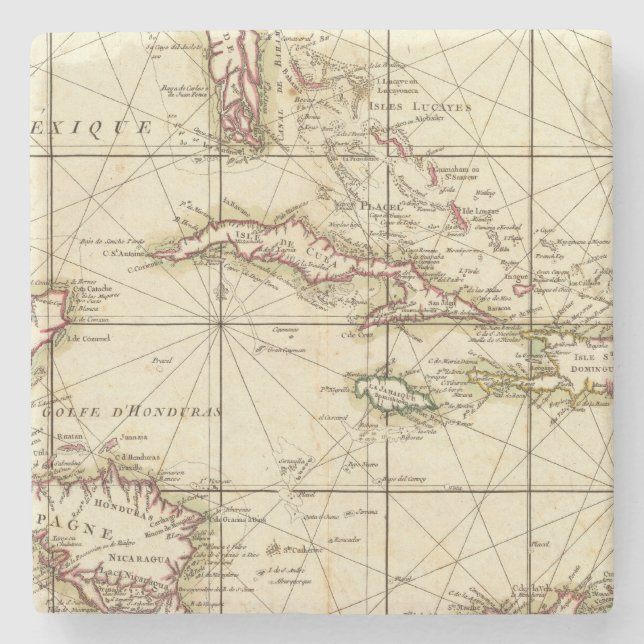 Posavasos De Piedra El Golfo de México (Anverso)