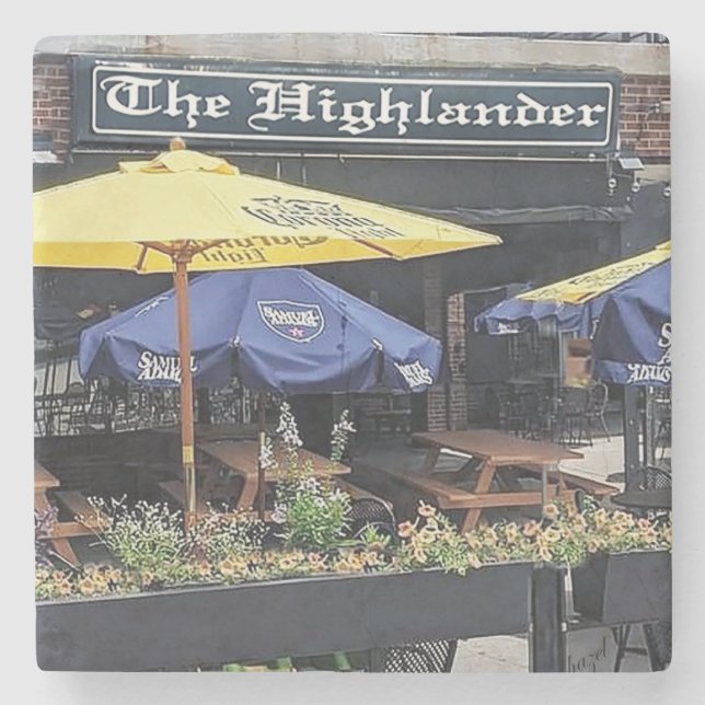 Posavasos De Piedra El Highlander Atlanta, el Highlander (Anverso)