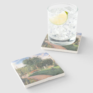 Posavasos De Piedra El jardín de Les Mathurins Camille Pissarro