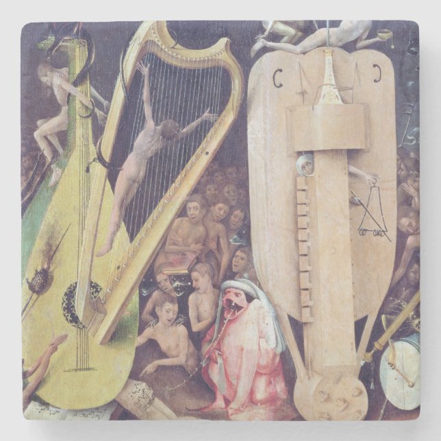 Posavasos De Piedra El jardín de los placeres terrestres 2 (Anverso)