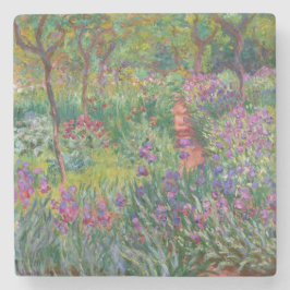 Posavasos De Piedra El Jardín Iris De Giverny De Claude Monet