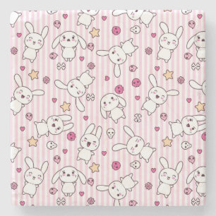 Posavasos De Piedra el kawaii raya el modelo