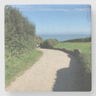 Posavasos De Piedra El mar de Irlanda desde Gorey, Irlanda