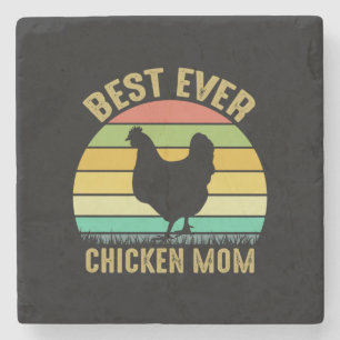 Posavasos De Piedra El mejor arte de pollo de la historia mamá