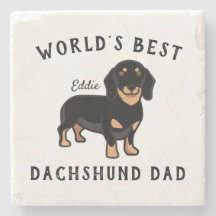 El mejor papá del mundo para Dachshund Personaliza