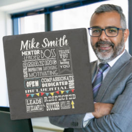 Posavasos De Piedra El mejor práctico de costa del regalo del aprecio