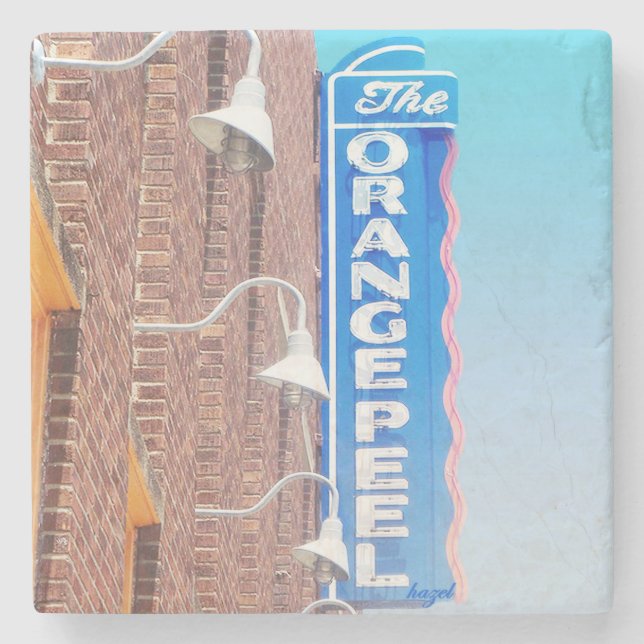 Posavasos De Piedra El Naranja Peel, Asheville, El Naranja Peel (Anverso)