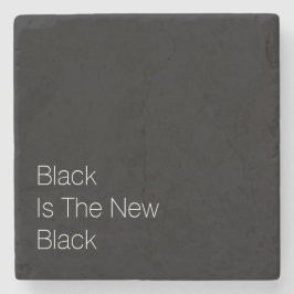 Posavasos De Piedra El "negro es el nuevo negro "