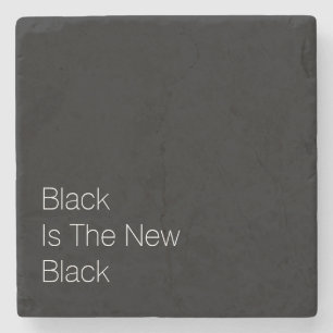 Posavasos De Piedra El "negro es el nuevo negro "