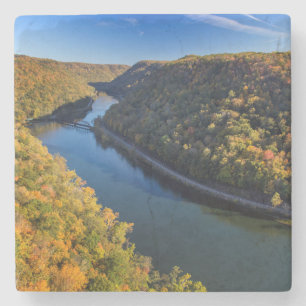 Posavasos De Piedra El New River Gorge en Hawks Nest State Park