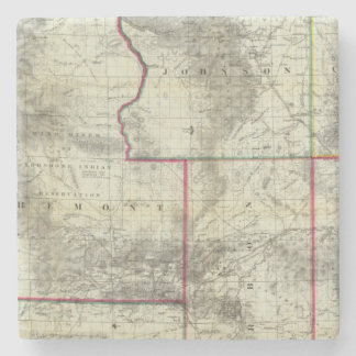 Posavasos De Piedra El nuevo mapa de Holt, Wyoming