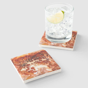 Posavasos De Piedra El Otoño Profundo Está En Piedra