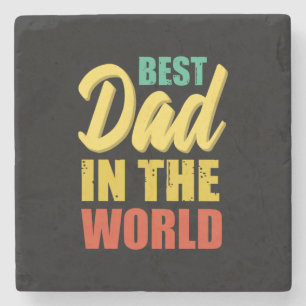 Posavasos De Piedra El Padre Regala Al Mejor Papá Del Mundo