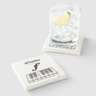 Posavasos De Piedra El piano es mi gracioso genio del piano Humor pian