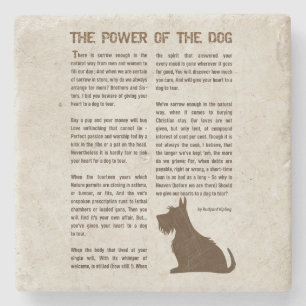 Posavasos De Piedra El poder del perro Poema - Rudyard Kipling