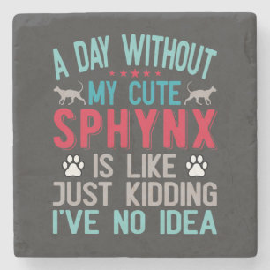 Posavasos De Piedra El propietario canadiense de Sfinx Sairless Sphynx