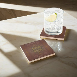 Posavasos De Piedra El protector de la justicia de Geo tantrum mandala