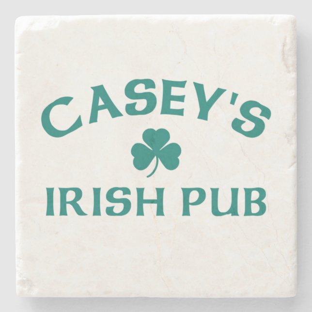 Posavasos De Piedra El Pub Irlandés de Casey (Anverso)