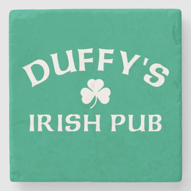 Posavasos De Piedra El Pub Irlandés de Duffy (Anverso)