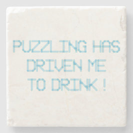 POSAVASOS DE PIEDRA EL PUZZLING ME HA LLEVADO A BEBER