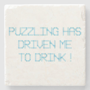 POSAVASOS DE PIEDRA EL PUZZLING ME HA LLEVADO A BEBER