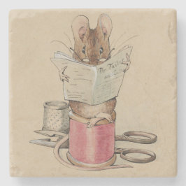 Posavasos De Piedra El ratón sastre (por Beatrix Potter)