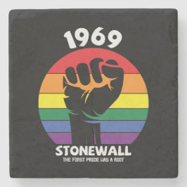 Posavasos De Piedra El recuerdo de los disturbios en Stonewall