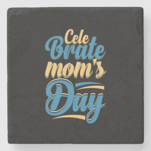 Posavasos De Piedra El regalo de la madre celebra el día de la madre