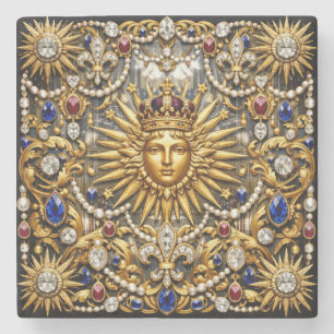 Posavasos De Piedra El Rey Sol Versalles francés ornamentado