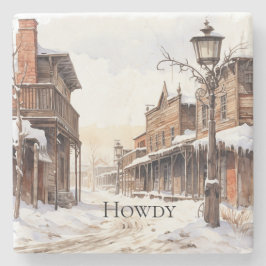 Posavasos De Piedra El salvaje invierno occidental