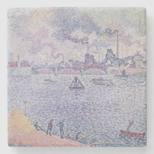 Posavasos De Piedra El Sena, Grenelle, 1899