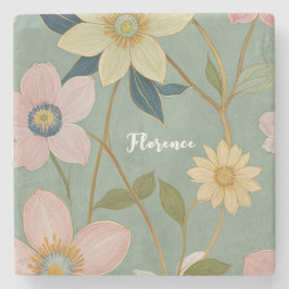 Posavasos De Piedra El suave despertar de la primavera personalizado