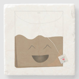 Posavasos De Piedra El té es mi bolso