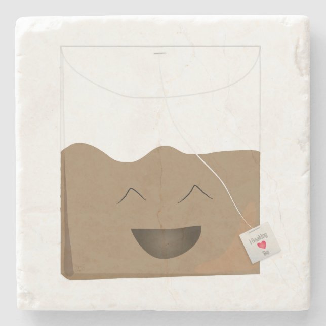 Posavasos De Piedra El té es mi bolso (Anverso)