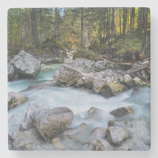 Posavasos De Piedra El torrente Ramsauer Ache (Anverso)