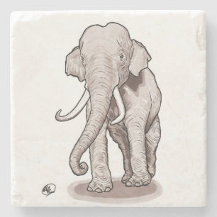 Posavasos De Piedra Elefante de la libertad