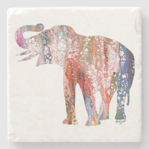Posavasos De Piedra Elefante, regalos del elefante, buena suerte