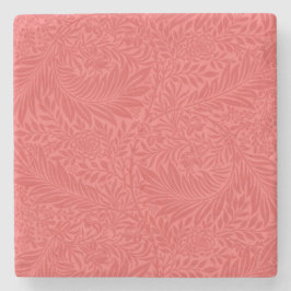 Posavasos De Piedra Elegante frasco rojo floral