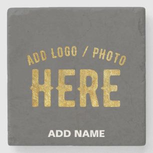 POSAVASOS DE PIEDRA ELEGANTE MODERNO PERSONALIZABLE GRIS VERIFICADO DE