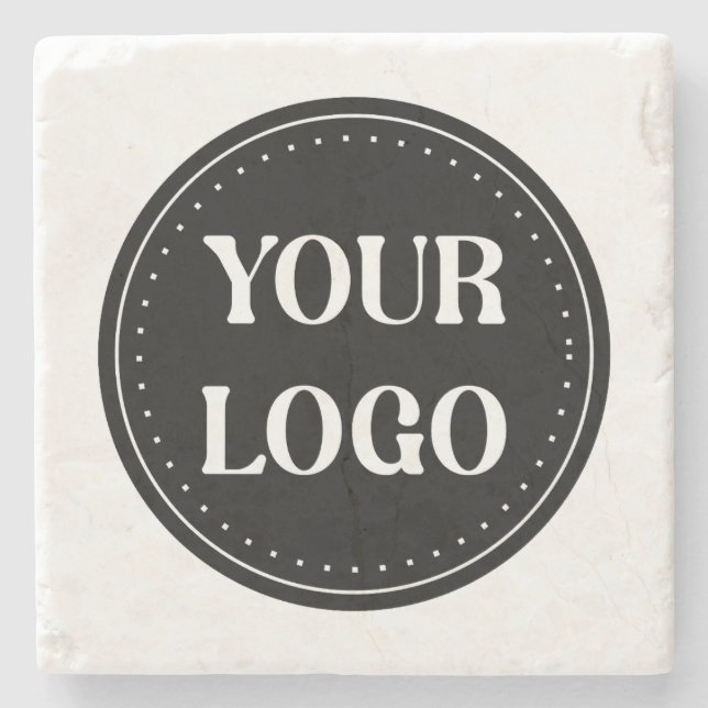 Posavasos De Piedra elegante, moderno, refinado y editable. (Anverso)