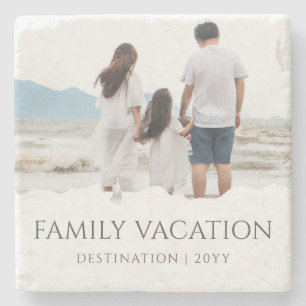 Posavasos De Piedra Elegante vacaciones familiares Foto de viaje fam