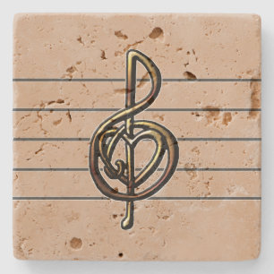 Posavasos De Piedra Elegir un aspecto Grabado en relieve de color Limp