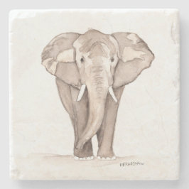 Posavasos De Piedra elephant coaster
