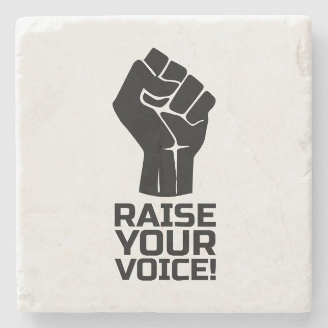 Posavasos De Piedra ¡Eleva Tu Voz 1 B (Anverso)