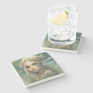 Posavasos De Piedra Elf y Dragonfly 3
