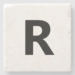 Posavasos De Piedra Elige cualquier letra Fuente: Open Sans Condense