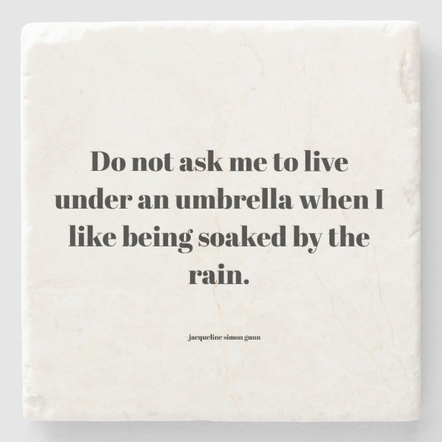 Posavasos De Piedra Empowering quote (Anverso)