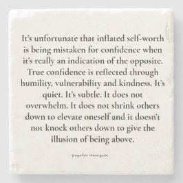 Posavasos De Piedra Empowering quote