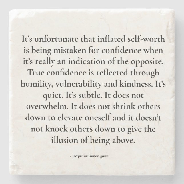 Posavasos De Piedra Empowering quote (Anverso)